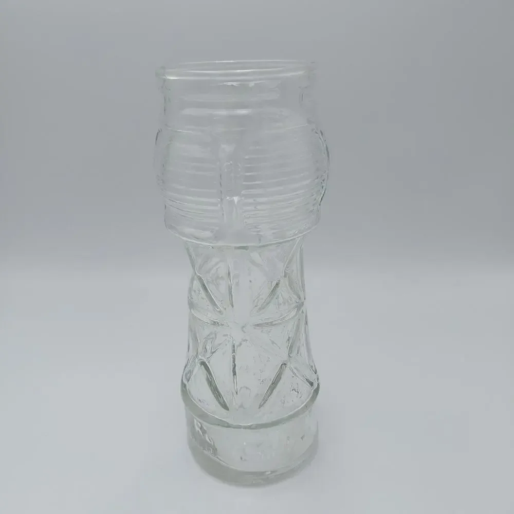 VINTAGE 80's Red Lobster LIGHTHOUSE Drinking Glass Tumbler CROSS‎ PATTERN 16oz